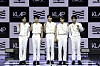 Boy band Vanner poses for photos during a showcase held Monday at the Yes24 Live Hall in eastern Seoul for its first EP ″Veni, Vidi, Vidi.″ [KLAP ENTERTAINMENT]