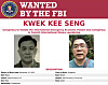 An F.B.I. wanted poster of Kwek Kee Seng, who is accused of being involved in illicit ship-to-ship transfers of petroleum products to North Korea [SCREEN CAPTURE]