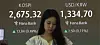 A screen in Hana Bank's trading room in central Seoul shows the Kospi opening on Friday. [YONHAP]