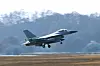 F-16 taking off at an unspecified air base in November. [REPUBLIC OF KOREA AIR FORCE]