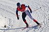 Kim Min-woo in action during the men's team sprint classic semifinals at National Cross-Country Centre in Zhangjiakou on Wednesday. [REUTERS/YONHAP]
