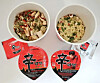 The Japanese Shin Ramyun small-sized cup noodle, left, and the same product sold in Korea [SCREEN CAPTURE]