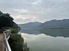 Sections of the Nakdonggang Bicycle Path are on boardwalks over the river on the outskirts of Miryang, South Gyeongsang, on Oct. 2. [JIM BULLEY]