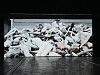 A captured image from Jung Yoon-suk's documentary film titled 'Tomorrow' (2020) on display at the Museum of Modern and Contemporary Art Seoul as a part of the museum's 'Korea Artist Prize 2020' exhibition. [JOONGANG ILBO]