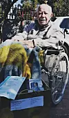 Photo of Korean War veteran Charles MacGillicuddy taken by his granddaughter on June 9 in South Africa. [SIOBHAN MACGILLICUDDY]