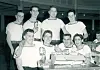Bill Black, far right in second row, with other Canadian Cayuga stokers in 1953. [BILL BLACK]