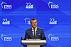 U.S. Defense Secretary Pete Hegseth delivers his speech during the 22nd Shangri-La Dialogue summit in Singapore on May 31, 2025. [AP/YONHAP]