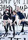 A teaser image for GOT the beat's 'Stamp On It' featuring three of its members, from left, Seulgi, Wendy and Hyoyeon. [SM ENTERTAINMENT]