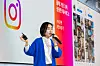 Kim Jin-ah, country director of Meta Korea, talks about the trends seen on Instagram this year during a press conference at the Instagram headquarters in Gangnam District, southern Seoul. [INSTAGRAM]