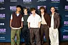 SM Entertainment's new British boy band, Dear Alice, from left, Dexter Greenwood, James Sharp, Blaise Noon, Oliver Quinn and Reese Carter. [MOON&BACK MEDIA]