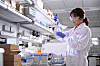 An LG Chem researcher conducts test [LG CHEM]