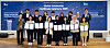 Students selected to recieve the Hyundai Motor Chung Mong-Koo Global Scholarship pose for a photo at the On Dream Society building in Myeongdong, central Seoul. [CHUNG MONG-KOO FOUNDATION]