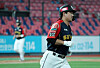 Hwang Jae-gyun of the KT Wiz rounds the bases after hitting a three-run home run during a game against the LG Twins at KT Wiz Park in Suwon on Oct. 3. [NEWS1]