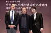 From left, Adrian Jones, head of the Staatskapelle Dresden, maestro Chung Myung-whun and pianist Cho Seong-jin. [NEWS1]