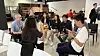 Start-up CEOs take part in the D.Camp meet-up on Tuesday at the Pixel event hall in Singapore. [D.CAMP]