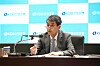 Korea Development Bank Chairman Lee Dong-gull speaks to reporters at a press conference on May 2. [YONHAP]
