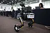 A robot with a camera is seen at the APEC 2025 Korea International Media Center in Gyeongju, North Gyeongsang, on Oct. 30. [TASS/YONHAP]