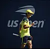 Kwon Soon-woo reacts during the first round of the U.S. Open against Fernando Verdasco of Spain in New York on Tuesday. [SCREEN CAPTURE]