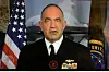 Charles Richard, commander of the U.S. Strategic Command, speaks in a virtual address during a Space and Missile Defense Symposium Tuesday. [YONHAP]