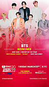 BTS received three nominations for this year’s iHeartRadio Music Awards. [BIG HIT MUSIC]