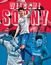 A painting featuring Son Heung-min, the new brand ambassador for Domno's Pizza Korea. [DOMINO'S]