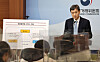 A Fair Trade Commission (FTC) official explains the commission's decision to fine the Korean Bar Association (KBA) and Seoul Bar Association (SBA) with 2 billion won ($1.5 million) for violating the Monopoly Regulation and Fair Trade Act in a briefing to the local press on Thursday at the Government Complex in Sejong. [YONHAP]