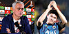 Jose Mourinho, left, and Kim Min-jae  [AP; REUTERS/YONHAP]