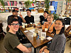 People attending UN Nonsummit, a language exchange meetup, pose for a photo at Cafe With in Nam District, Busan, in May. [LEE SOO-HYUN]