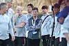 Korea Football Association Chairman Chung Mong-gyu, center, watches the Korean national team's training at Al Egla Training Facility in Doha, Qata on Feb. 4. [NEWS1]