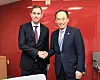 Finance Minister Choo Kyung-ho, right, meets with his Australian counterpart Jim Chalmers at International Monetary Fund headquarters in Washington D.C. on Oct. 14, 2022. [MINISTRY OF ECONOMY AND FINANCE]