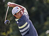 Im Sung-jae hits his tee shot on the ninth hole during the first round of the FedEx St. Jude Championship golf tournament at TPC Southwind in Memphis, Tennessee on Aug. 11. [EPA/YONHAP]