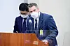 Joseph Nathan Nortman, CEO of Coupang Fulfillment Services, speaks during a hearing about Coupang delivery workers’ deaths held by National Assembly's Environment and Labor Committee in Yeouido, western Seoul, on Feb. 22. [JOONGANG PHOTO]