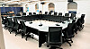 The conference room at the headquarters of the main opposition People Power Party (PPP) in Yeouido, western Seoul, Tuesday is empty amid a major overhaul of its election campaign committee leading to resignations of senior officials Monday. [KIM KYUNG-ROK]