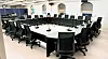The conference room at the headquarters of the main opposition People Power Party (PPP) in Yeouido, western Seoul, Tuesday is empty amid a major overhaul of its election campaign committee leading to resignations of senior officials Monday. [KIM KYUNG-ROK]
