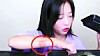 YouTuber Tzuyang displays a bruise on her right arm. [SCREEN CAPTURE]