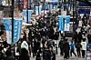 A crowd of people on the streets of Myeong-dong in central Seoul on Feb.18. [NEWS1]