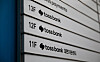 Toss bank signs at its office building in Gangnam District, southern Seoul [TOSS BANK]