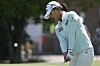 Ko Jin-young chips to the 18th green during a practice round for the the U.S. Women's Open golf tournament at the Pine Needles Lodge & Golf Club in Southern Pines, North Carolina on Tuesday. [AP/YONHAP]