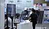 Solar panels on display at the International Solar Energy Expo and Conference held at Kintex in Goyang, Gyeonggi, in June. [YONHAP]
