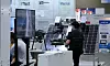 Solar panels on display at the International Solar Energy Expo and Conference held at Kintex in Goyang, Gyeonggi, in June. [YONHAP]