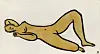 ″Reclining Nude, with Raised Knee II″ (c. 1950s-1960s) by Sanyu [PHILLIPS]