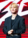 I.N of Stray Kids at the press conference for the release of their latest EP, ″ATE,″ in western Seoul on July 19. [DANIELA GONZALEZ PEREZ]