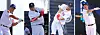 From left: KBO legends Lee Seung-yuop, Kim Tae-kyun, Park Yong-taik and Jeong Keun-woo. [NEWS1]