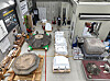 Officials at the Cultural Heritage Conservation Science Center in Daejeon get parts of Stupa of State Preceptor Jigwang at Beopcheon Temple in Wonju ready to be transferred back to Wonju in Gangwon on Thursday. [CHA]