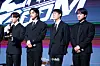 Stray Kids members at the press conference for the release of their latest EP, ″ATE,″ in western Seoul on July 19. [DANIELA GONZALEZ PEREZ]