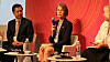 Anne Kari Hansen Ovind, ambassador-designate of Norway to Korea, speaks at the World Knowledge Forum in Seoul on Thursday. [EMBASSY OF DENMARK IN KOREA]