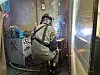 A Hyundai Heavy Industries' Technician conducts specialized welding training at Technical Education Institute in Ulsan on Tuesday. [SEO JI-EUN]