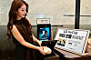 Now there is even an appliance to wash your tumblers. LG Electronics announced on July 30 that it is holding a promotion for myCup, its new product for washing reusable tumblers, until Aug. 27. In this photo, a user is cleaning her tumbler using myCup. [LG Electronics]