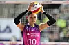 Kim Yeon-koung in action during a V League game against Suwon Hyundai Engineering & Construction Hillstate at Samsan World Gymnasium in Incheon on Jan. 11. [NEWS1]