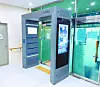 An air shower machine has been installed at Yeongdeungpo Senior Care Center in western Seoul. It is one of three air shower machines installed in the district. [YEONGDEUNGPO DISTRICT OFFICE]